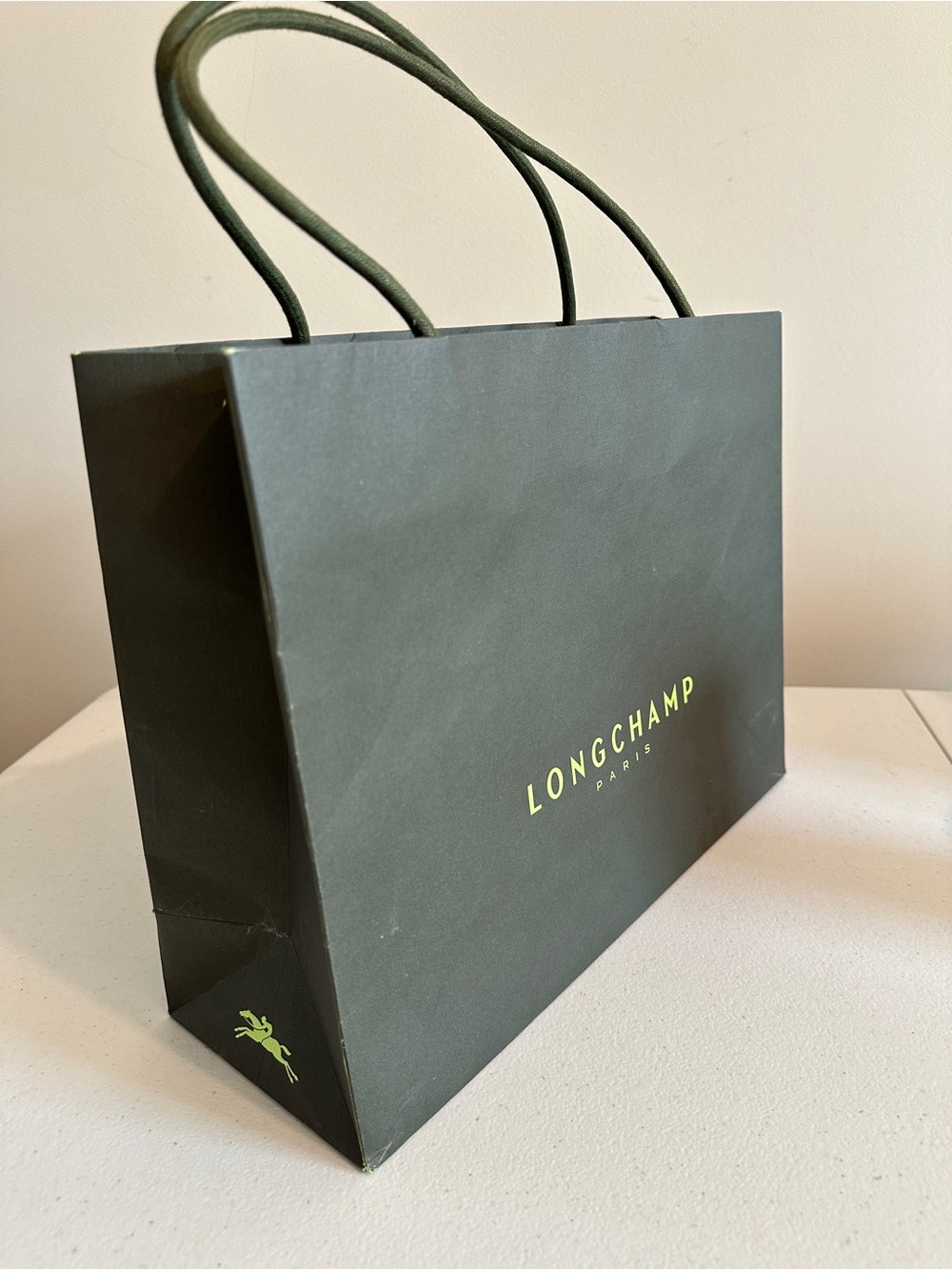 Longchamp Shopping Bag Paper Empty Large